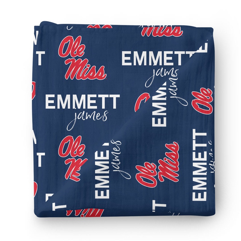 University of Mississippi | Ole Miss Personalized Swaddle