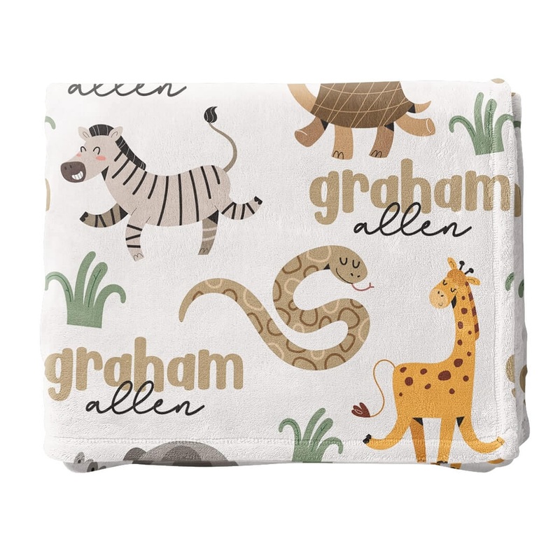 Wild Thing Personalized Kids Blanket