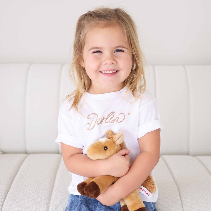 Darlin’ Kids Graphic Tee | White