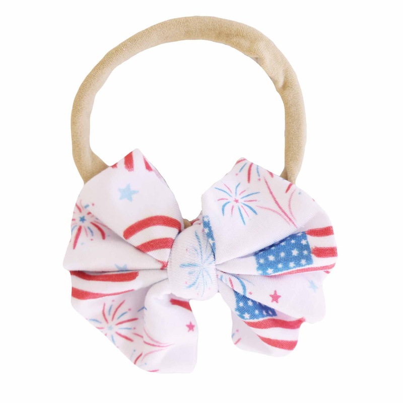 Fireworks & Freedom Knit Bow Headband