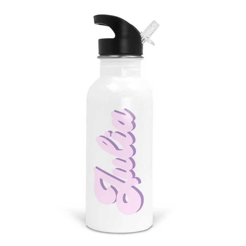 Bubbly Grape Personalized Kids Water Bottle