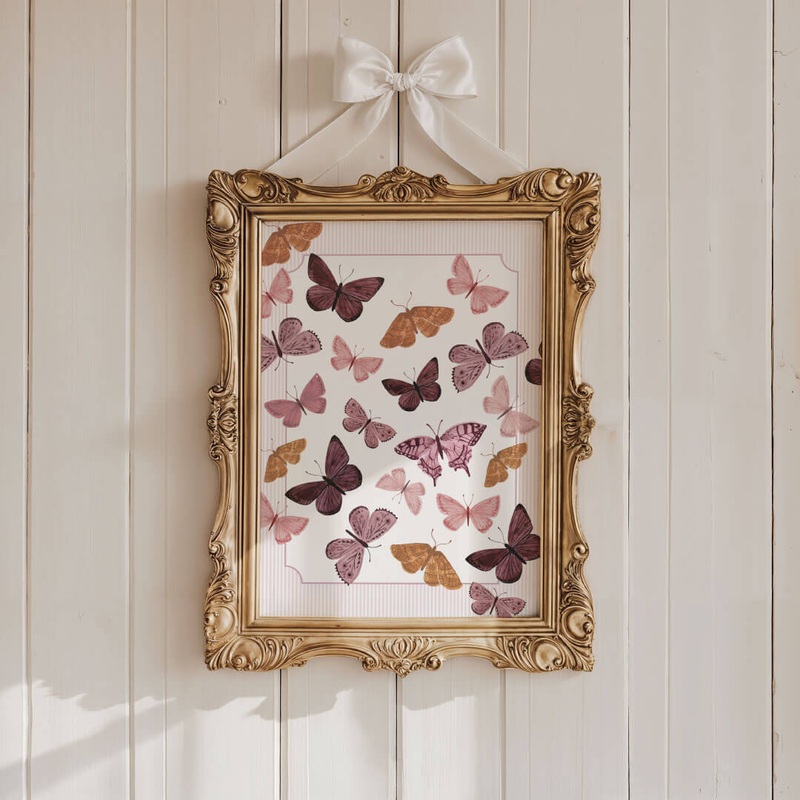 Butterflies Digital Wall Art