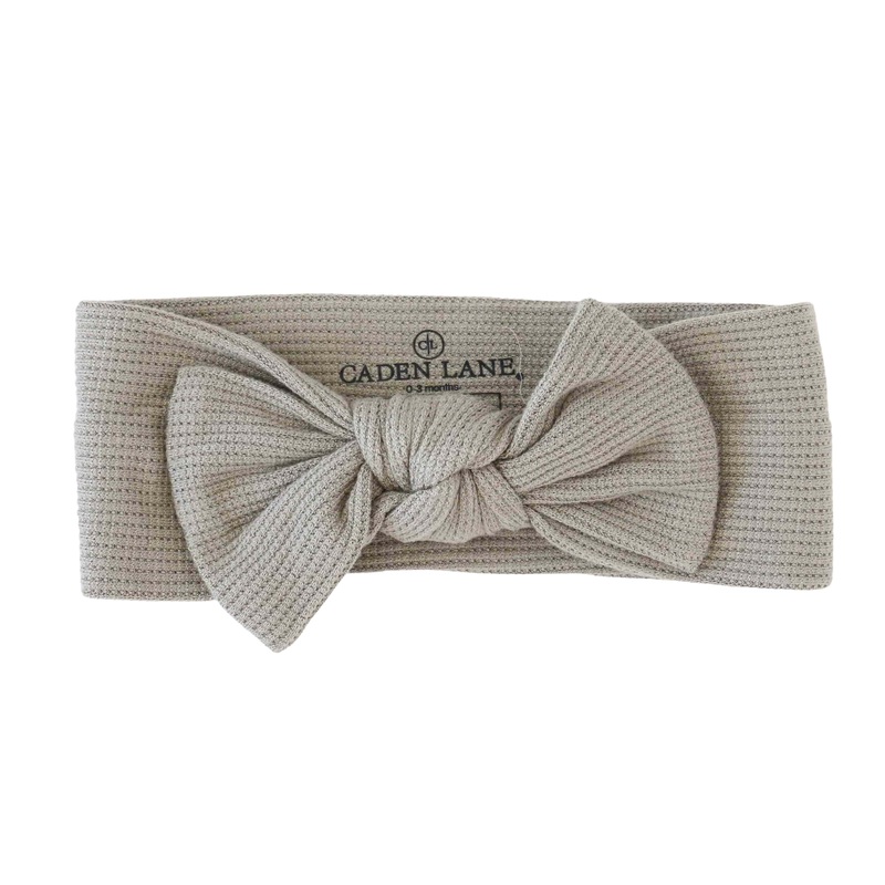 Eucalyptus Bamboo Waffle Knit Large Bow Headwrap