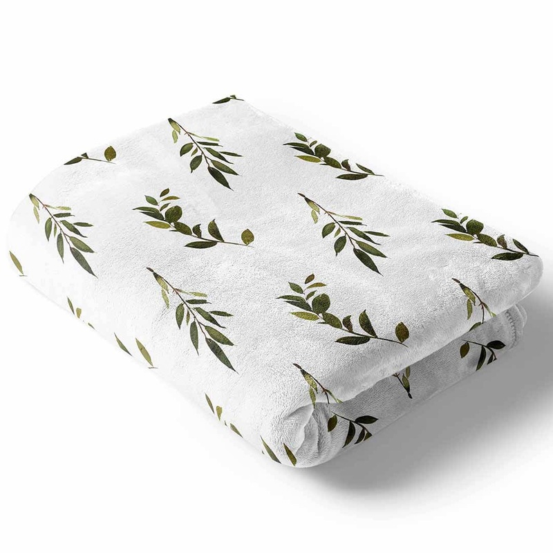 Olive Leaf Blanket