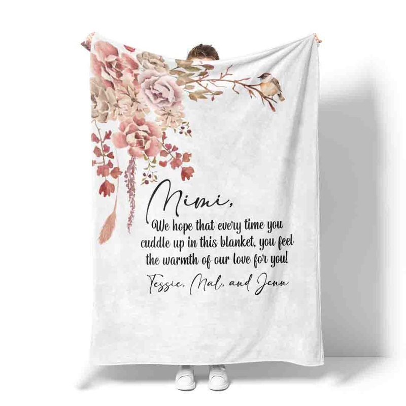 Personalized Blanket | Warm Note To Grandma