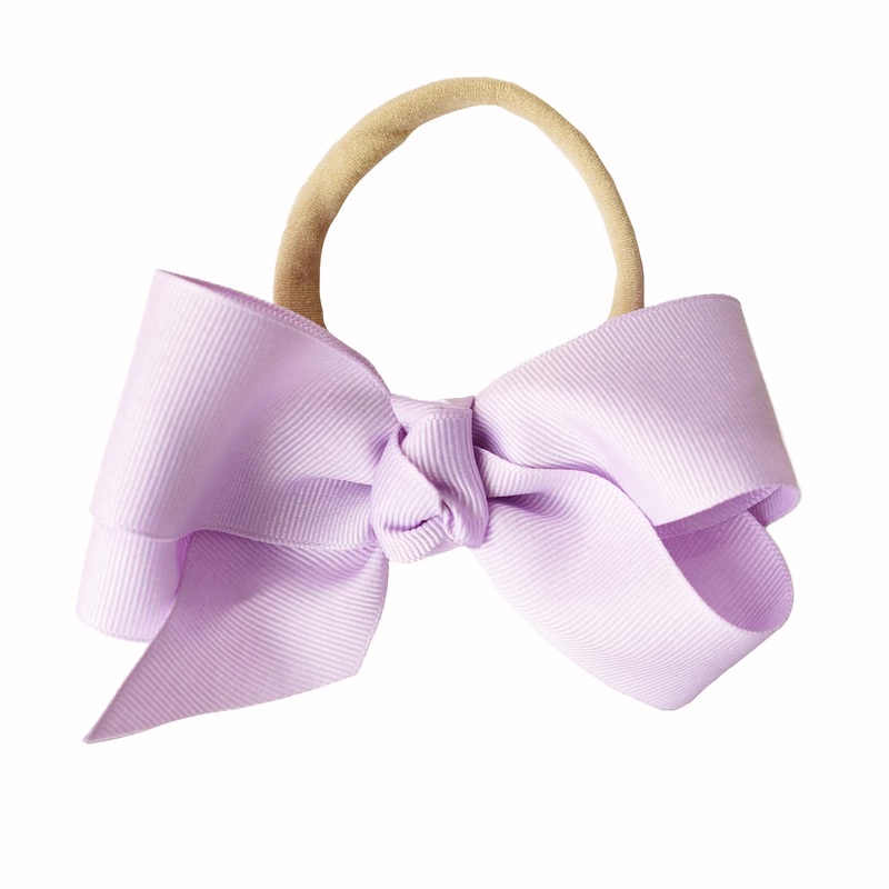 Ribbon Bow Headband | Lilac