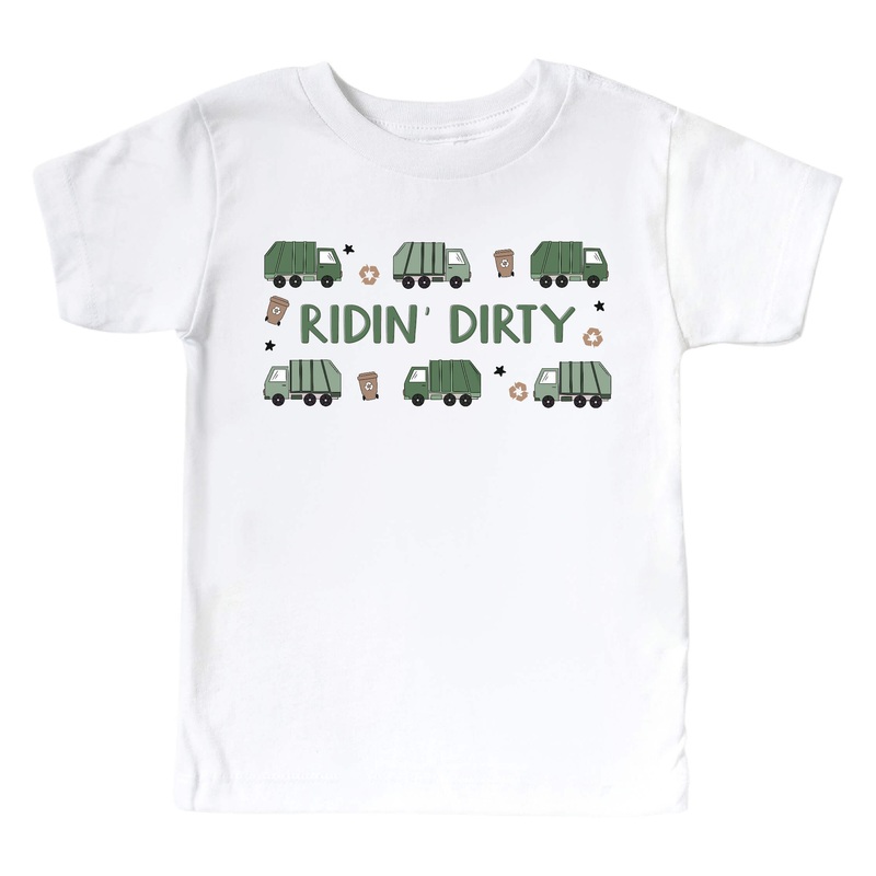 Ridin’ Dirty Kids Graphic Tee | White