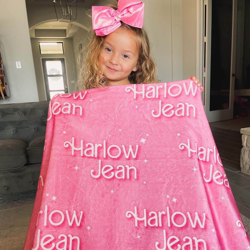 Sparkle Girl | Personalized Kids Blanket