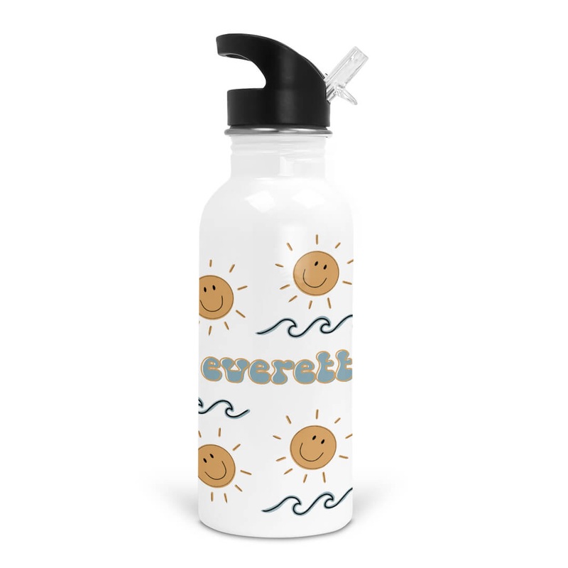 Sun’s Out Personalized Kids Water Bottle