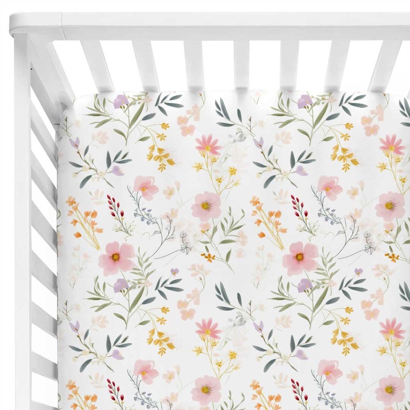 Winnie’s Wildflowers Crib Sheet