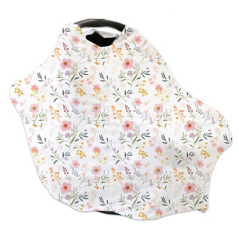 Winnie’s Wildflowers Multi-Use Stretchy Car Seat & Nursing Cover