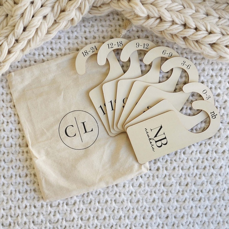 Wooden Nursery Closet Dividers | Classic