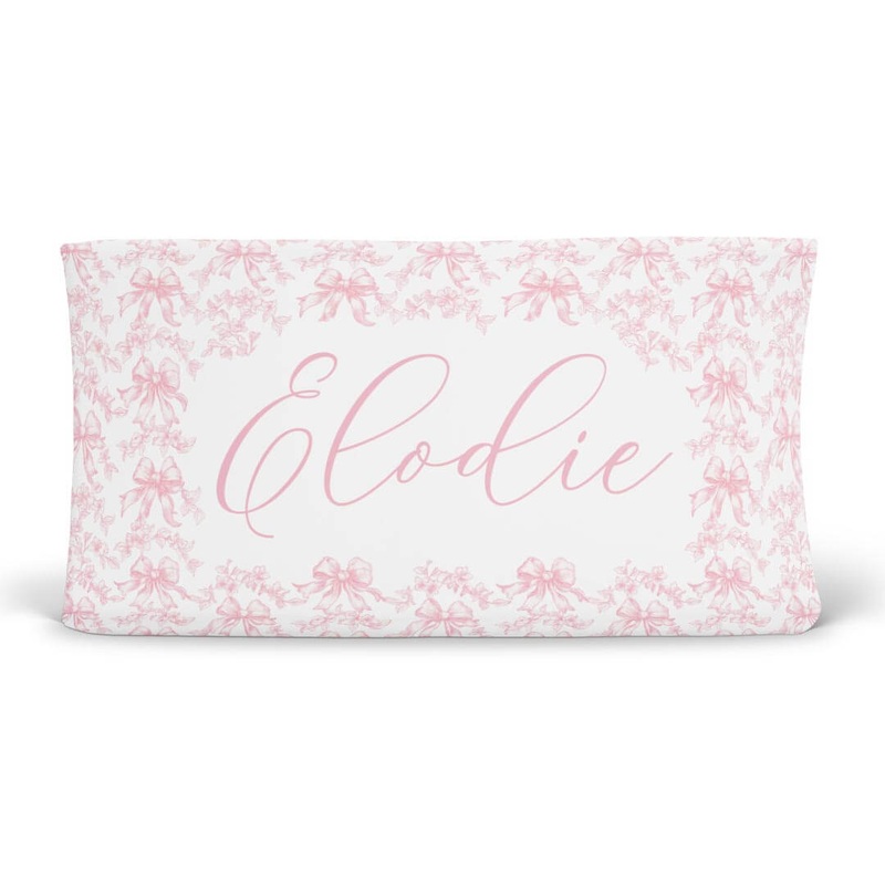 Fancy Frills Personalized Changing Pad Cover
