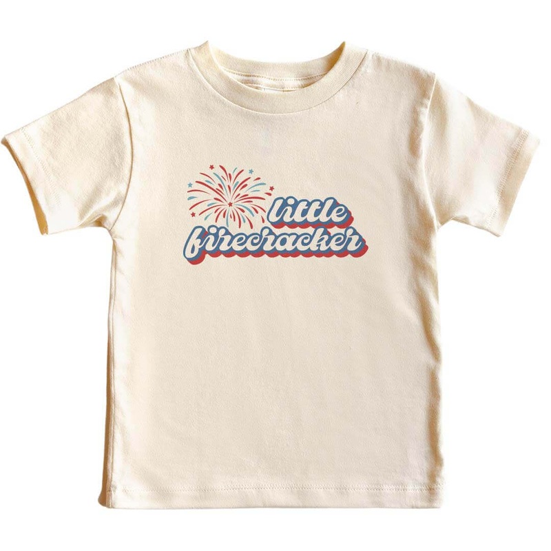 Firecracker Kids Graphic Tee | Natural