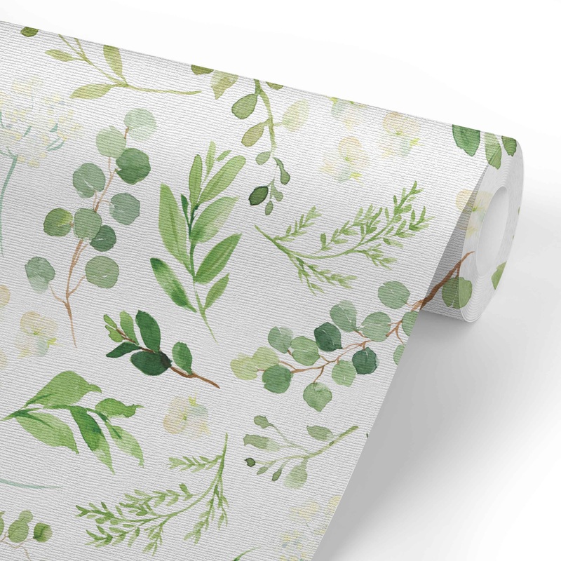 Leafy Greenery Removable Wallpaper