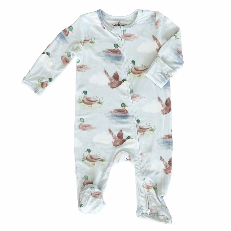 Little Duckling Zipper Footie
