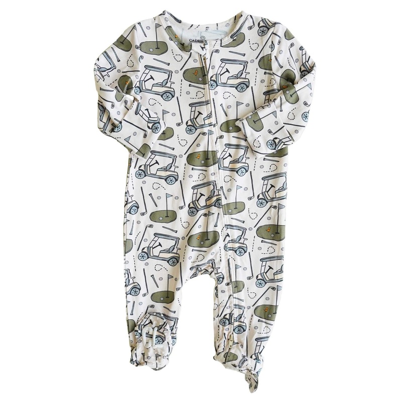 Tee Time Zipper Footie