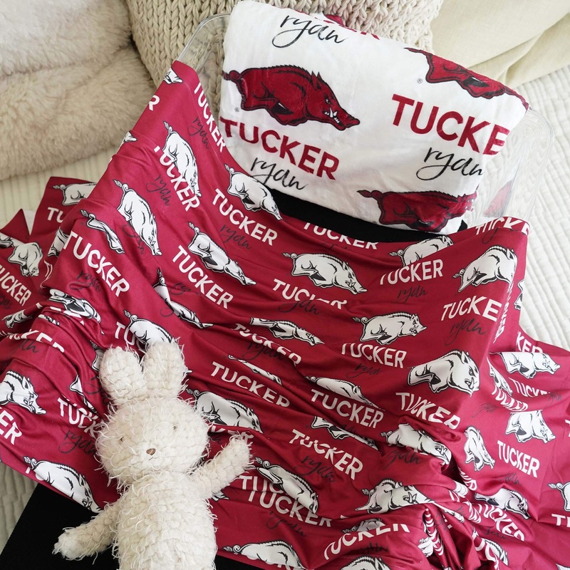 University of Arkansas | U of A Personalized Swaddle