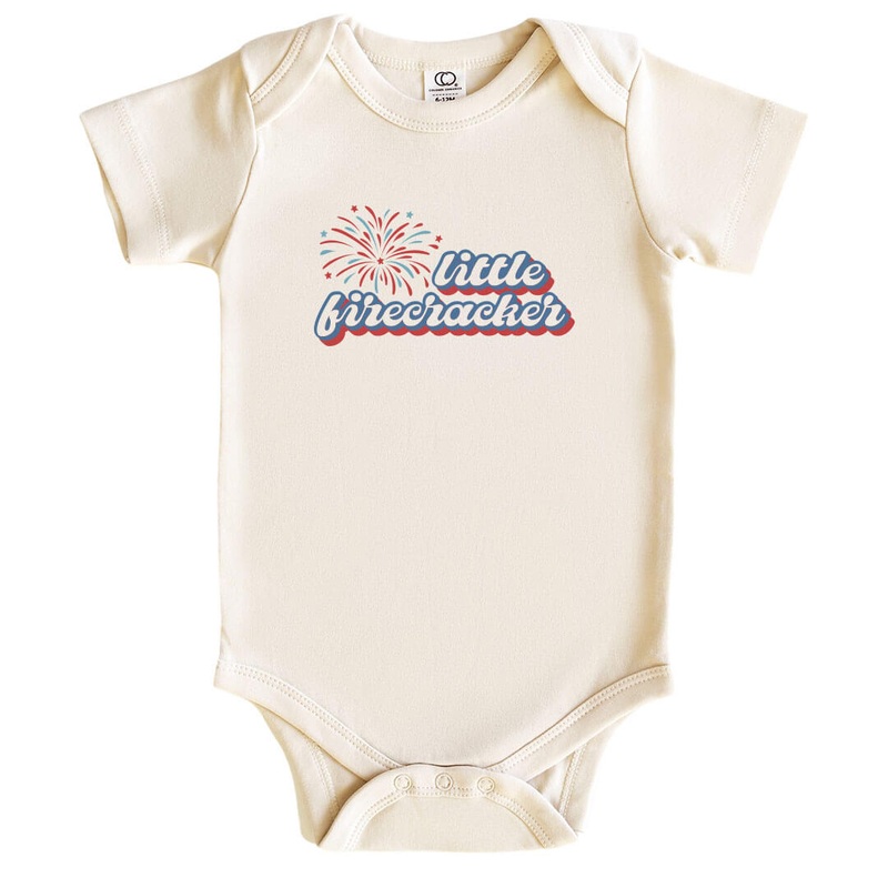 Firecracker Graphic Bodysuit | Natural