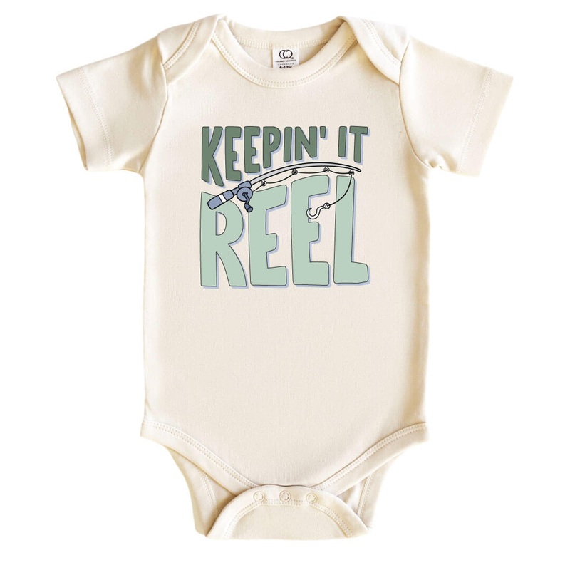 Keepin’ It Reel Graphic Bodysuit | Natural