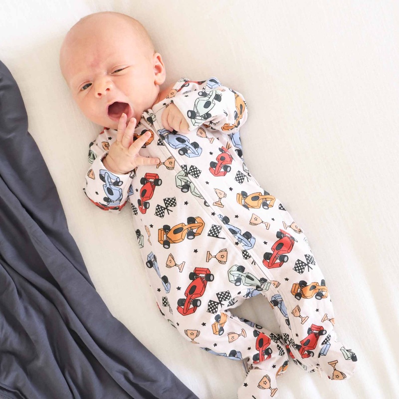 Pit Crew Zipper Footie