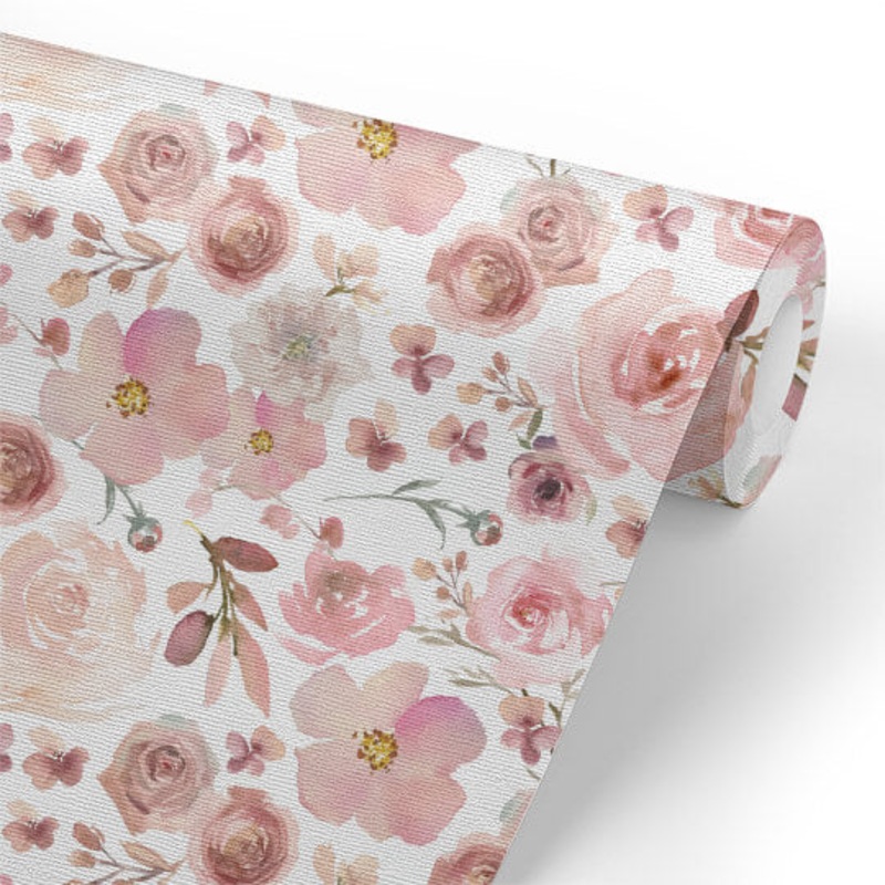 Rosie’s Rose Garden Removable Wallpaper