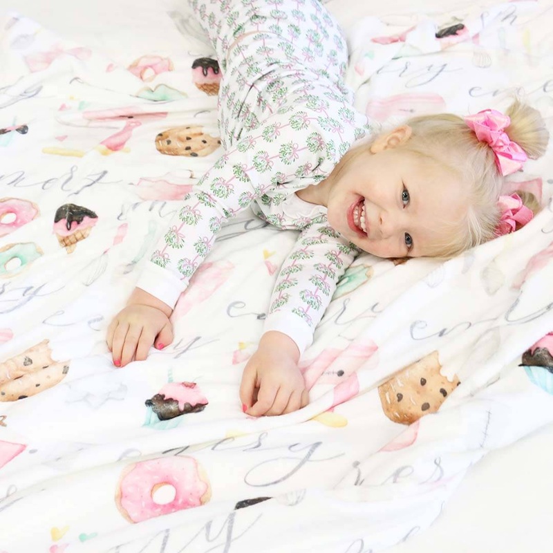 Bella’s Bake Shop Personalized Toddler Blanket
