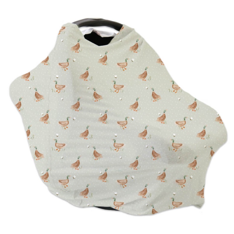 Lucky Ducky Multi-Use Stretchy Car Seat & Nursing Cover