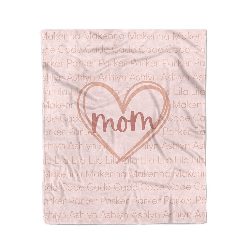 Personalized Blanket | Mom’s Heart