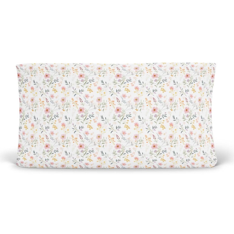 Winnie’s Wildflowers Changing Pad Cover
