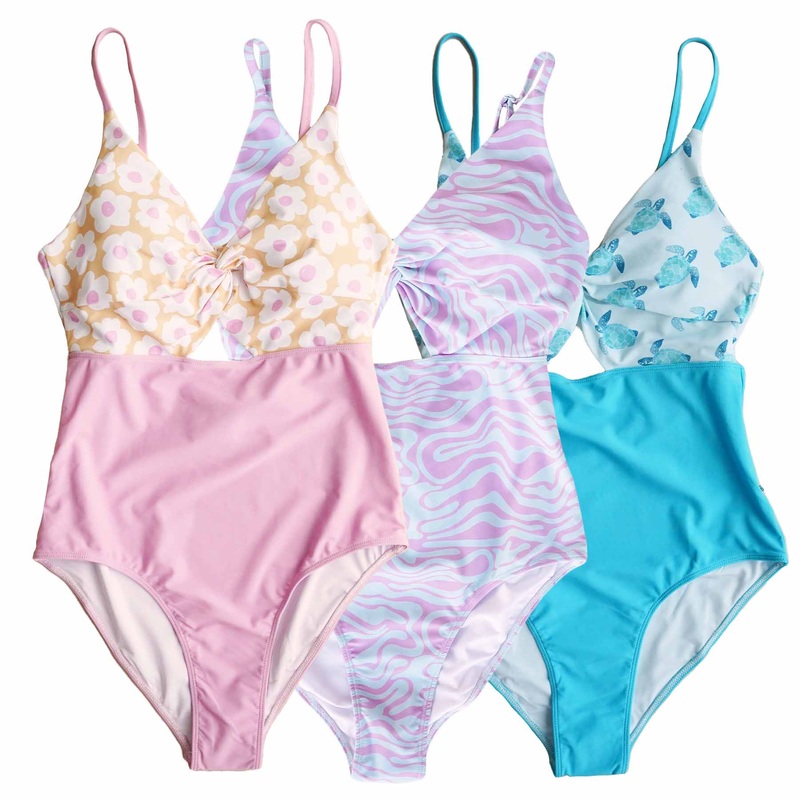 Women’s Ruched Cutout One-Piece Swimsuit | All Prints