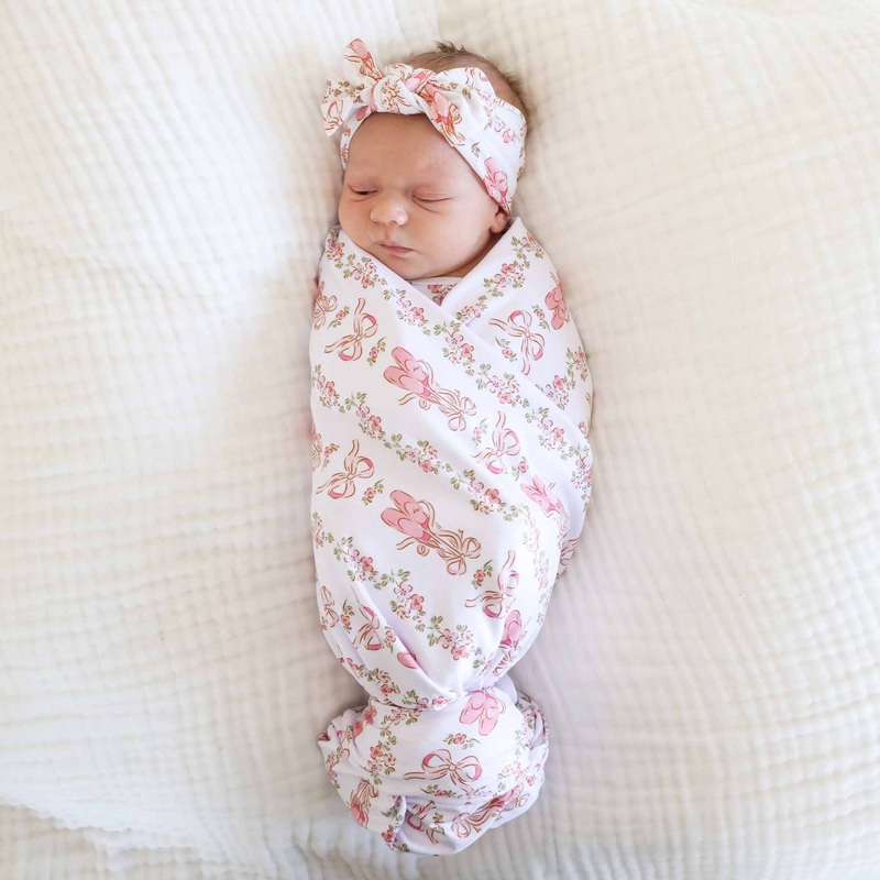 Ballet Blossoms Oversized Swaddle Blanket