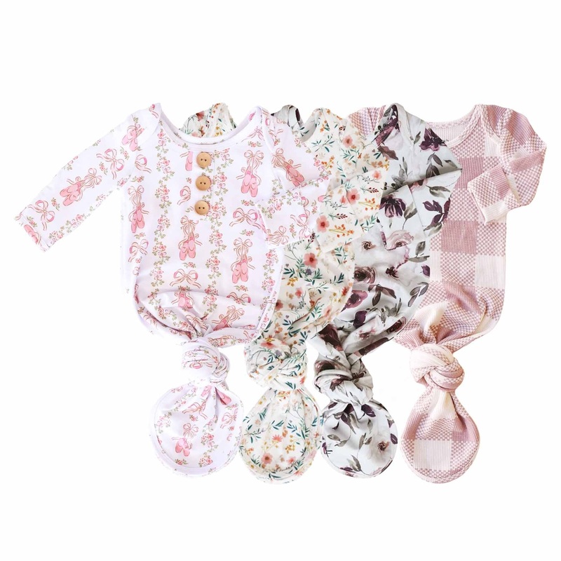 Printed Knot Gowns for Girls | Best Sellers