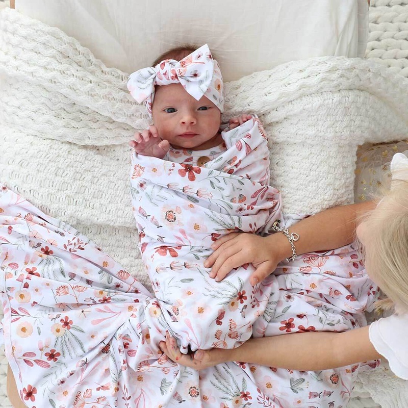 Wren’s Wildflower Oversized Swaddle Blanket