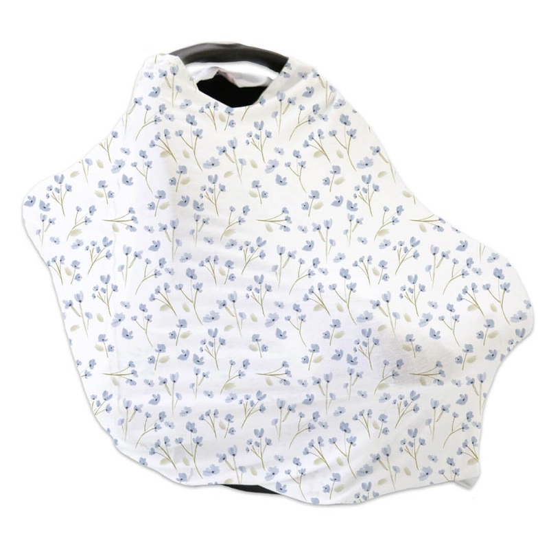 Blake’s Blooms Bamboo Waffle Multi-Use Stretchy Car Seat & Nursing Cover