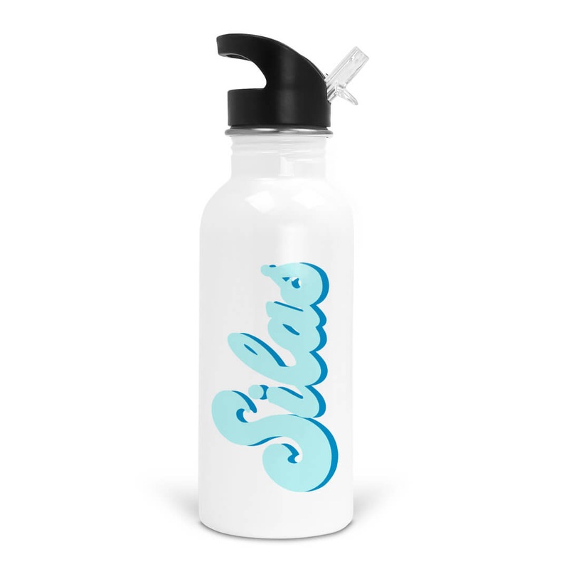 Bubbly Blueberry Personalized Kids Water Bottle