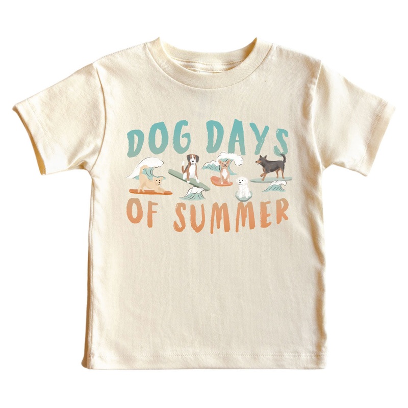 Dog Days of Summer Kids Graphic Tee | Natural