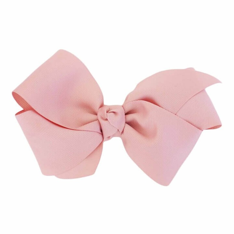 Large Ribbon Bow With Clip | Vintage Rose