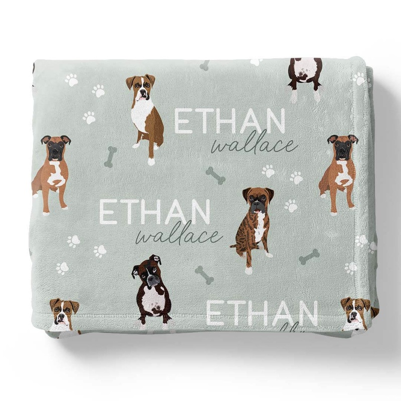 Personalized Kids Blanket | Boxer