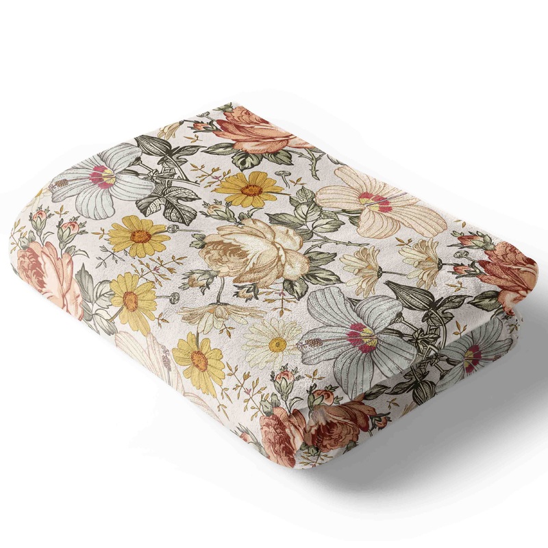 Peyton’s Vintage Floral Blanket