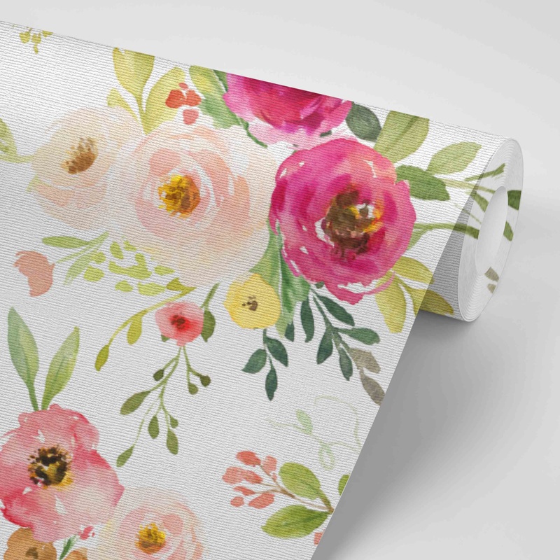 Franny’s Farmhouse Floral Removable Wallpaper