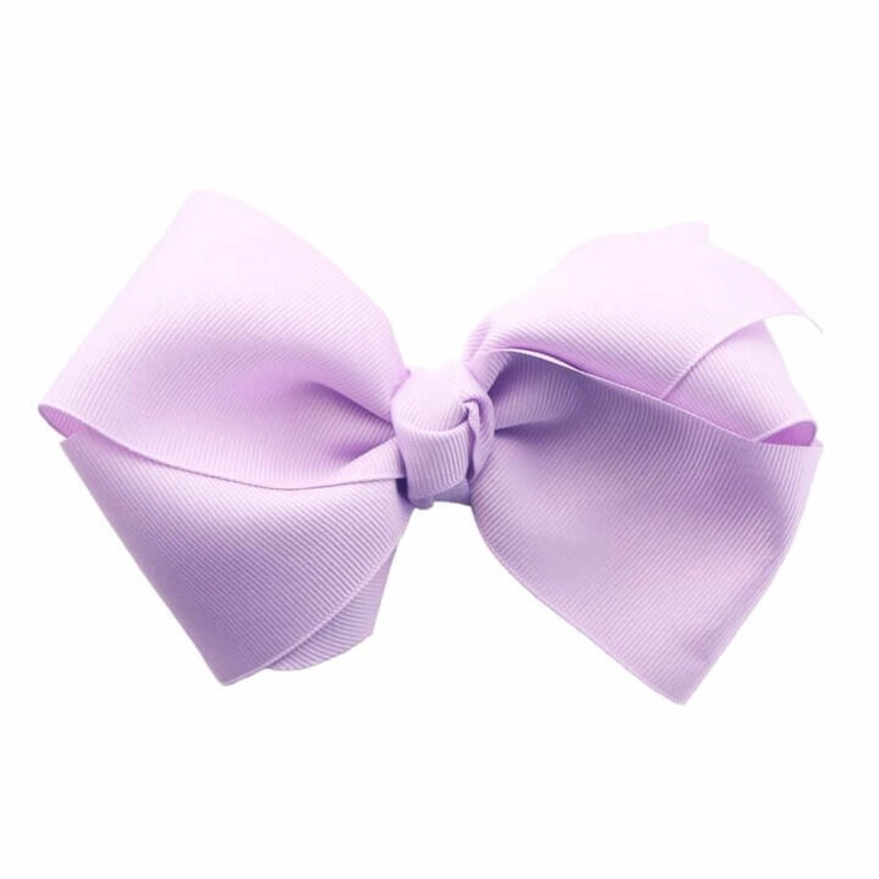Large Ribbon Bow With Clip | Lilac