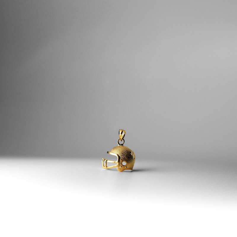 Dainty Gold Football Helmet – Model PT1978