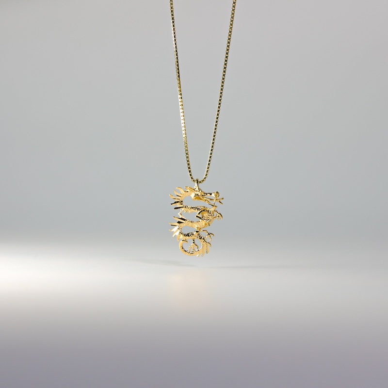 Gold Dragon Pendant – Model 1686