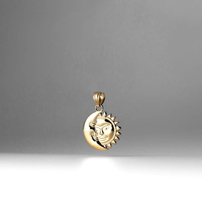 Gold Moon and Sun Pendant – Model 1936