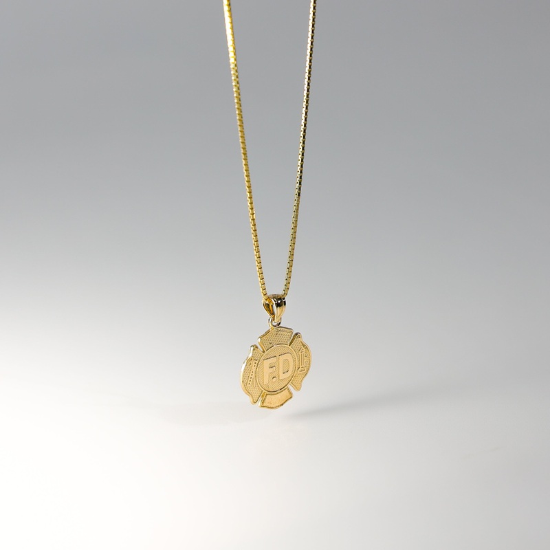 Gold Fire Department Pendant – Model 1965