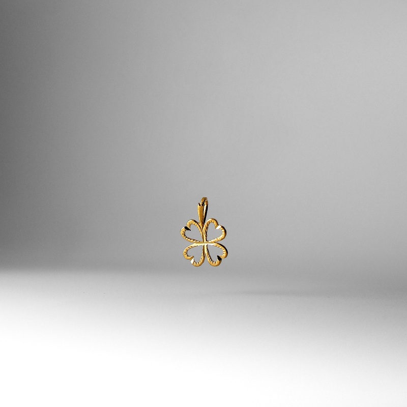 Gold Four Heart Clover Pendant – Model 1934