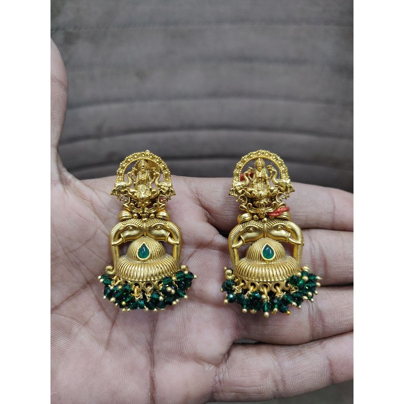 Fine Polki Kundan Earrings By  PKE80071