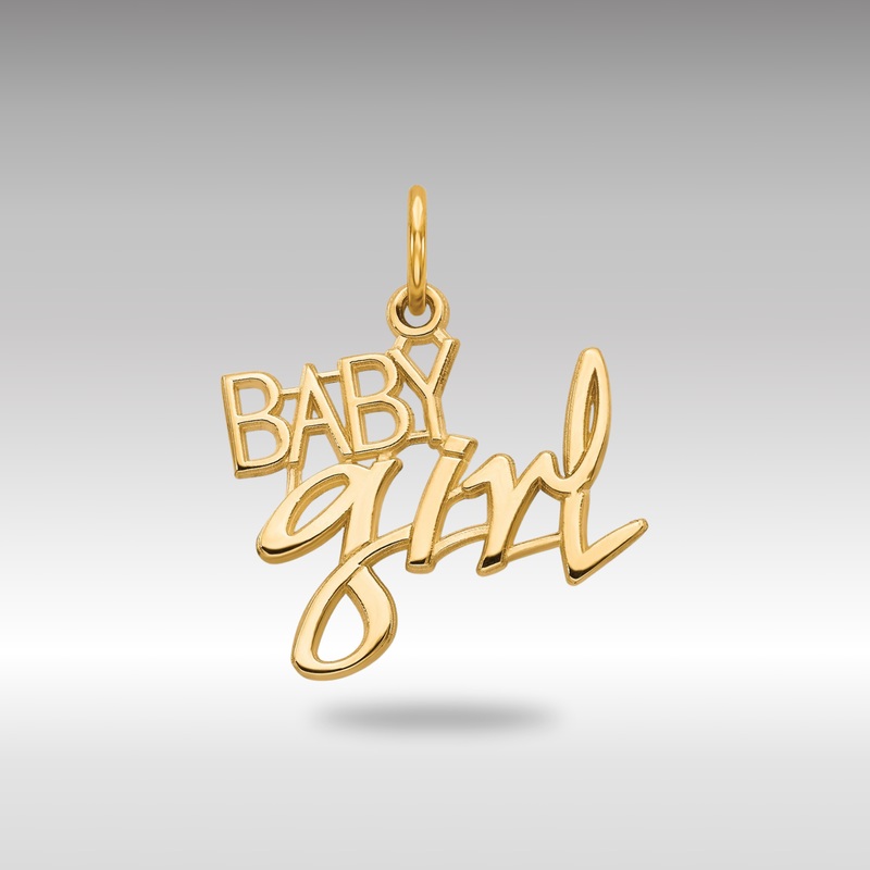Gold BABY GIRL Charm – Model C1068