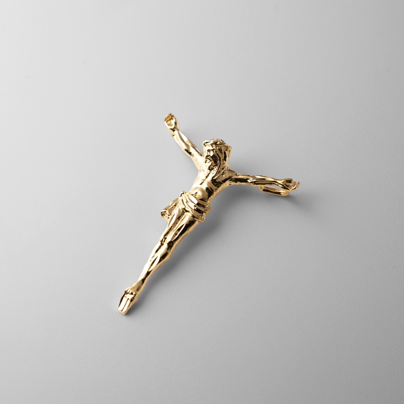 Gold Jesus Christ Body Pendant – Model 1201